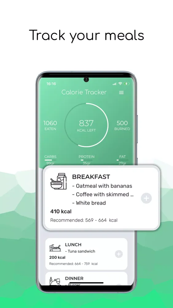 Nutrition Tracker - Food Diary應用截圖