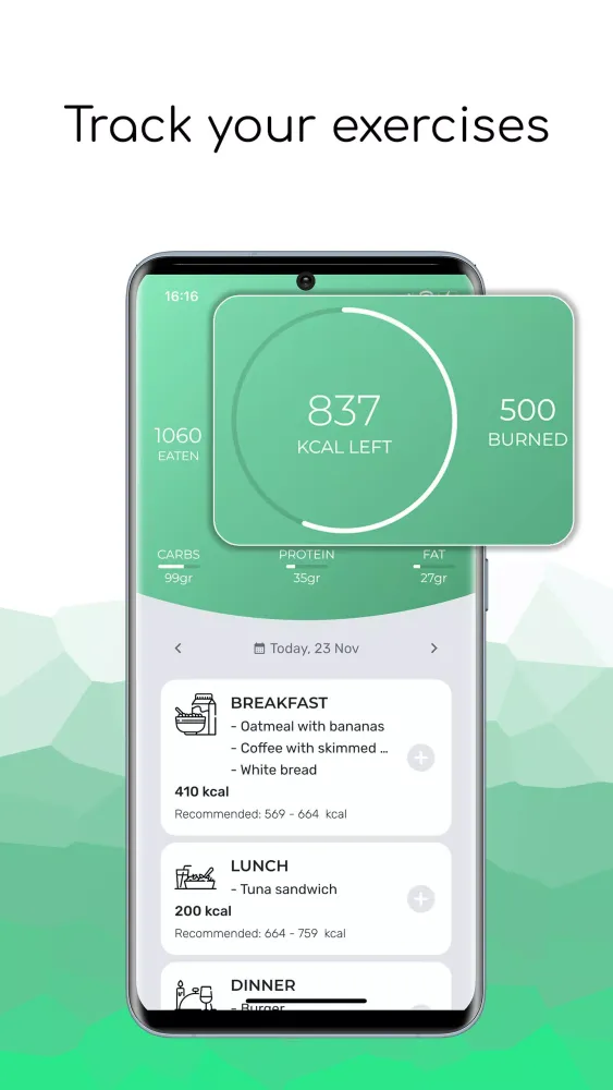 Nutrition Tracker - Food Diary應用截圖