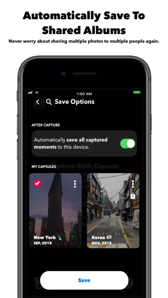 Capsule Camera Ekran Görüntüleri