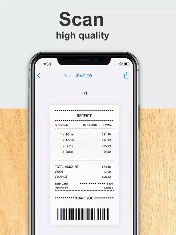 PDF Scanner - Camera Scanner iPad 应用截图