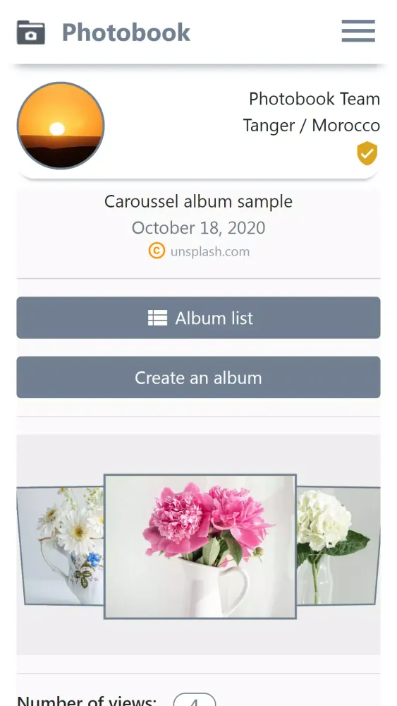 Photobook App Screenshots