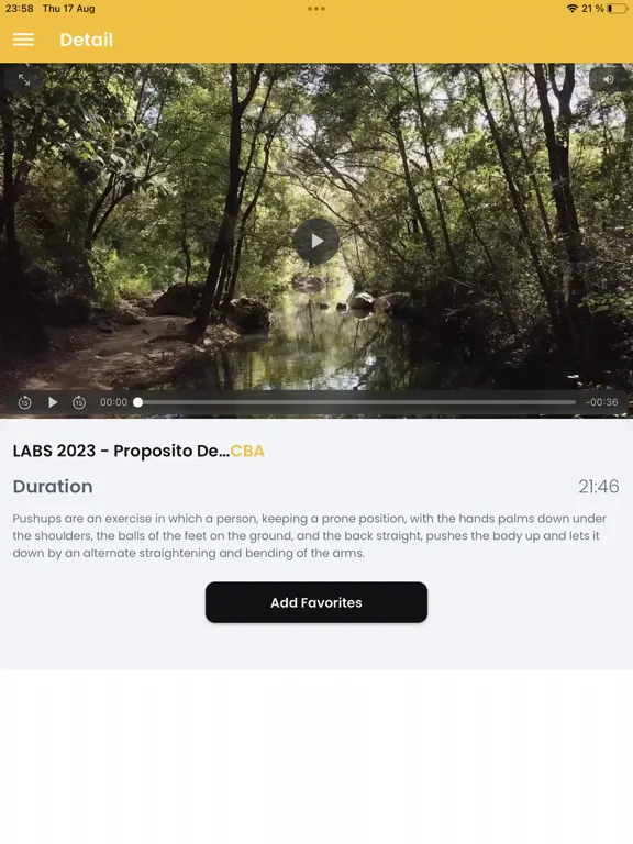 CBA Connecting App iPad  스크린샷