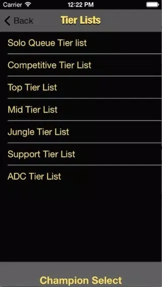 LoL Champion Select スクリーンショット
