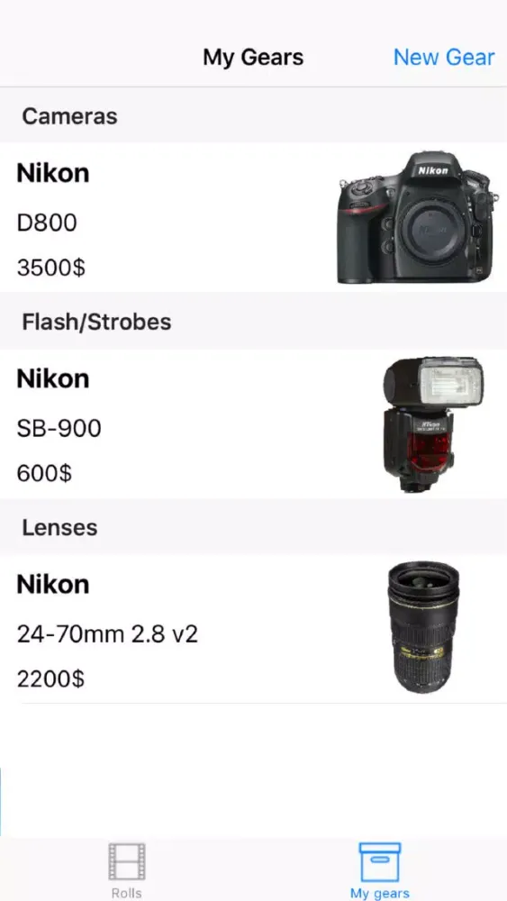 Camera Film Roll 스크린샷