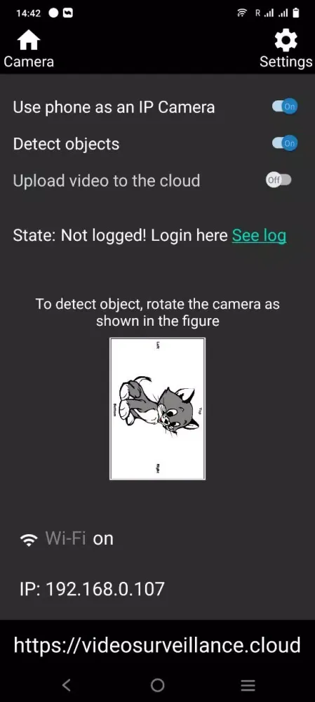 Motion Detection Ekran Görüntüleri
