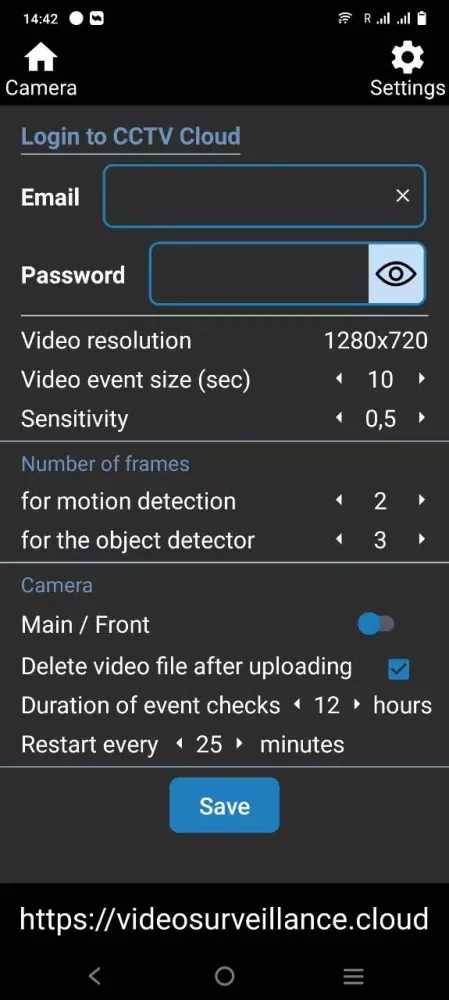 Motion Detection Ekran Görüntüleri