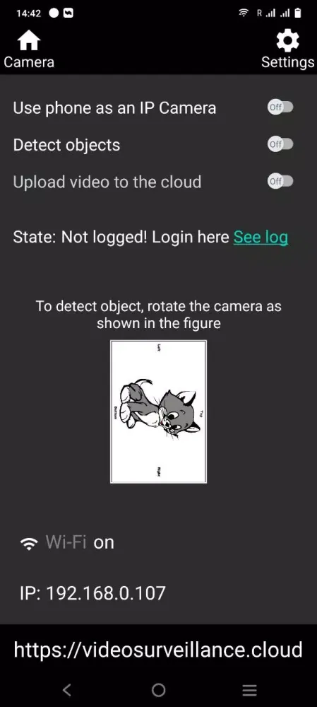Motion Detection Ekran Görüntüleri
