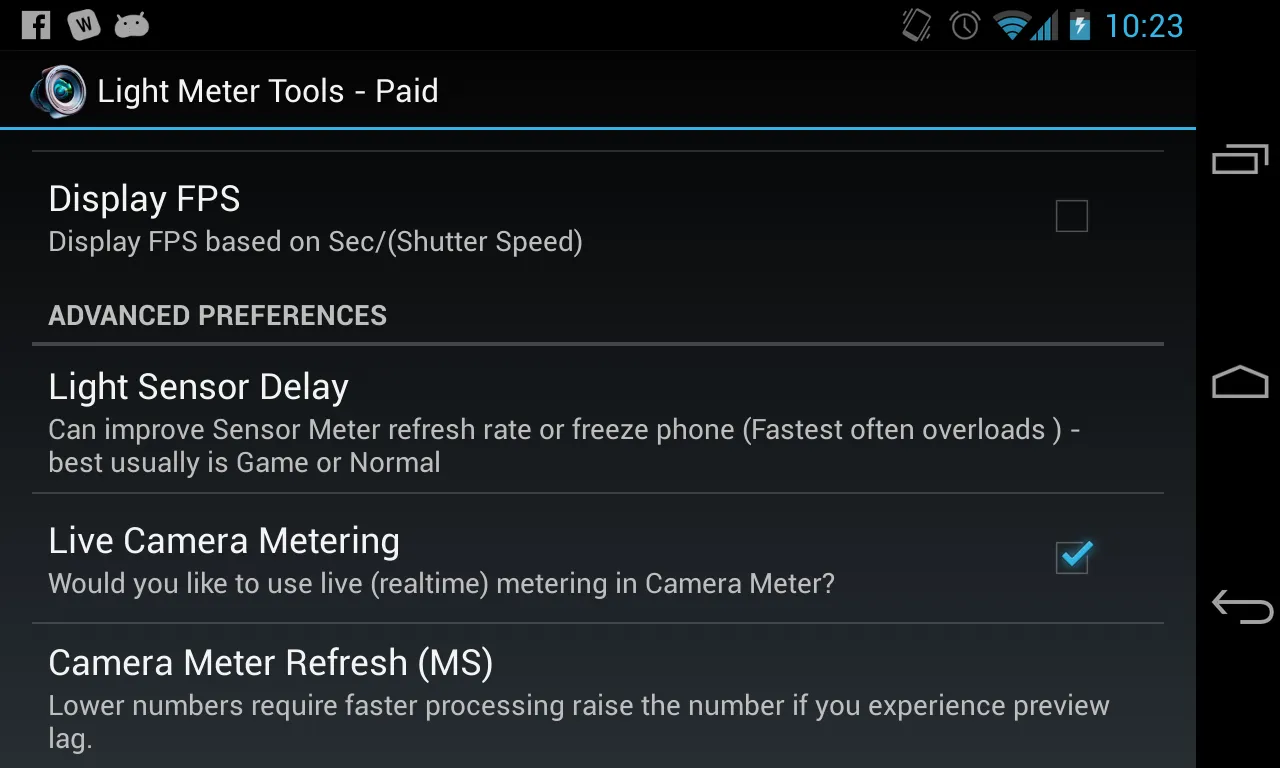 Light Meter Tools - Trial应用截图