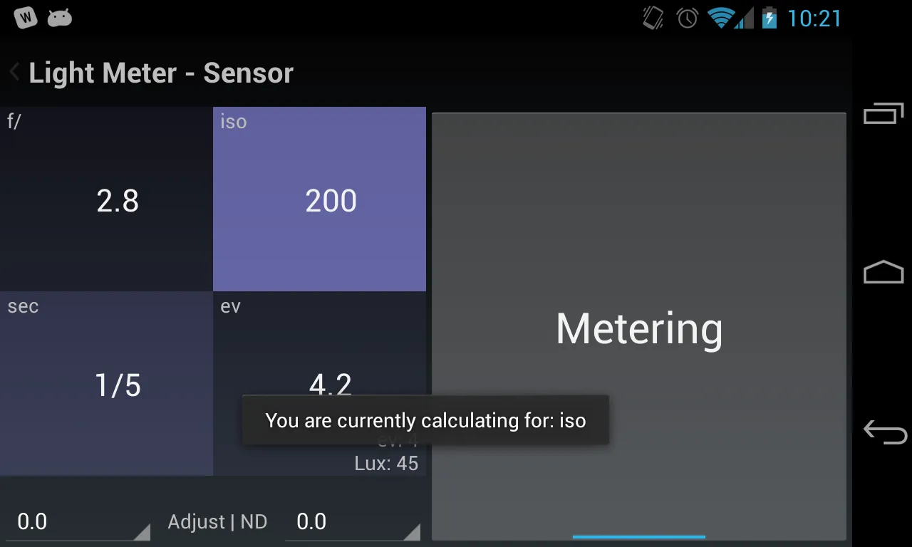 Light Meter Tools - Trial应用截图