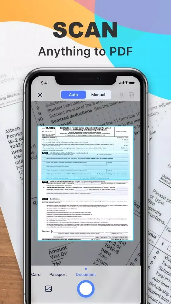 Tangkapan layar PDF Scanner App Scan Documents