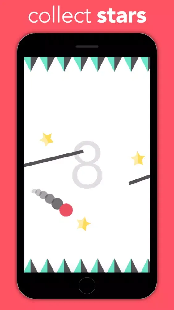 ภาพหน้าจอของ Tump! - Tap to Jump through challenging obstacles!