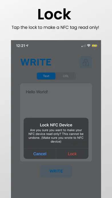 Captures d'écran de NFC - Reader & Writer