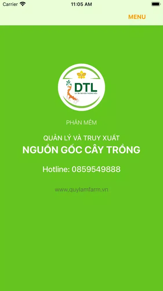 DTL-Quản lý &Truy xuất Hoa Lan Screenshots