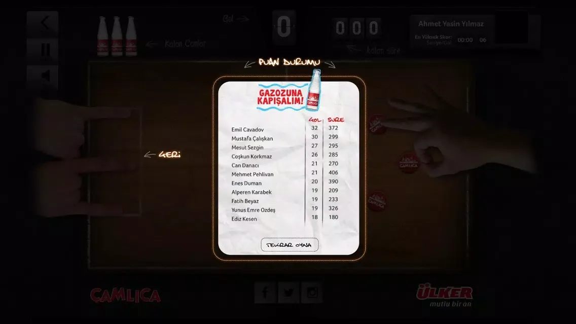 Çamlıca Kapak Futbolu应用截图