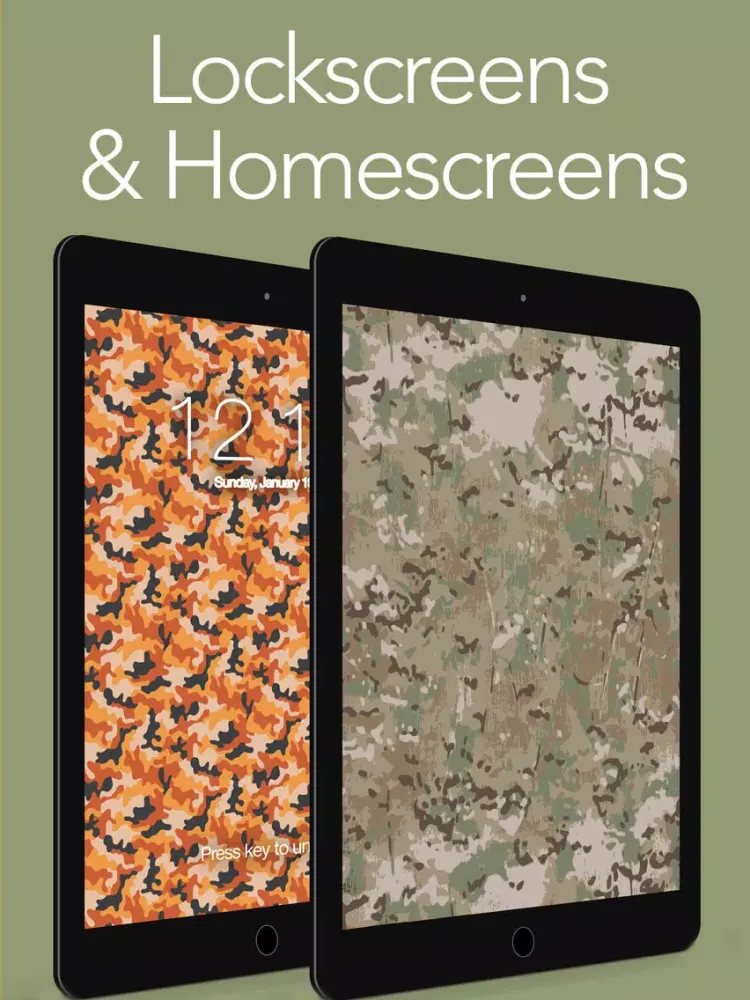 Captures d'écran de Camo Yo Screen! - Camouflage iPad 