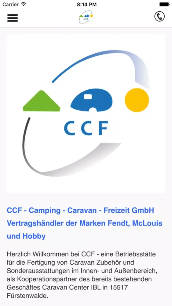 ภาพหน้าจอของ Camping-Caravan-Freizeit GmbH