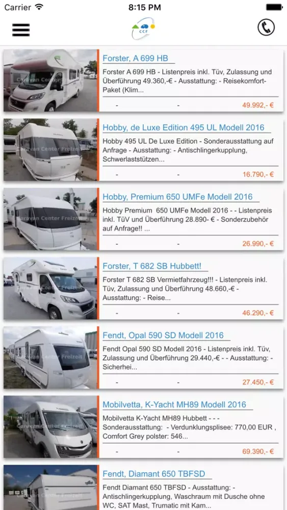 ภาพหน้าจอของ Camping-Caravan-Freizeit GmbH