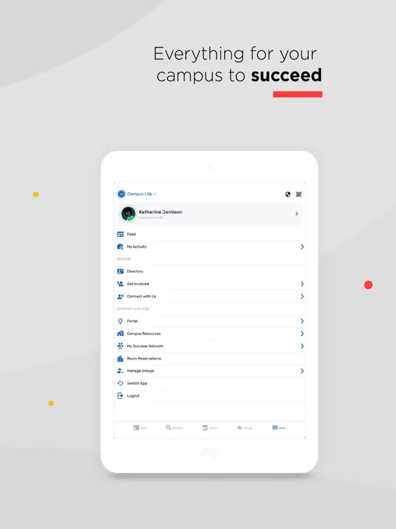 Captures d'écran de IESE Connect iPad 