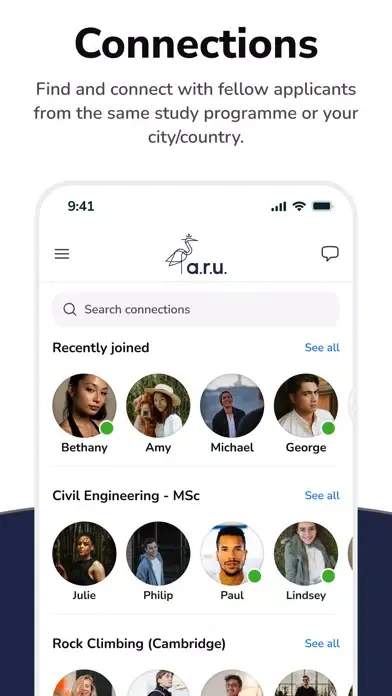 Screenshot di ARU CampusConnect