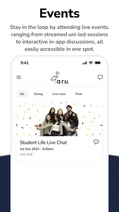 Screenshot di ARU CampusConnect