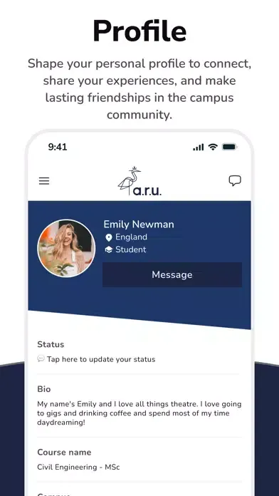 Screenshot di ARU CampusConnect