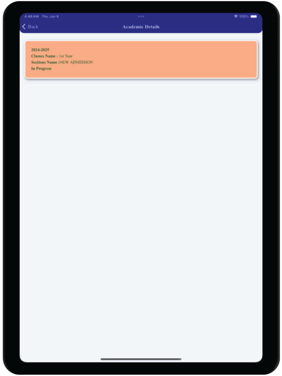 Tangkapan skrin Campus Cloud App iPad 