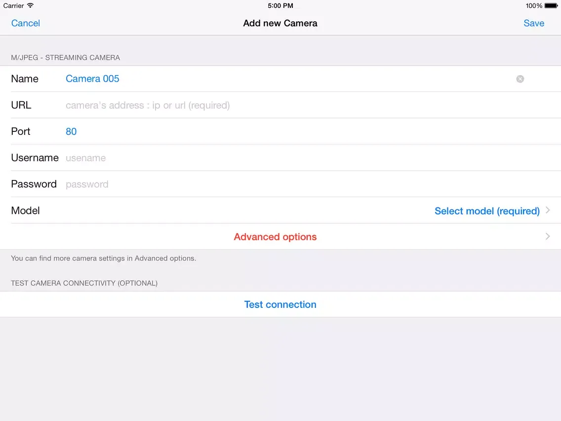 Скриншоты Viewer for TRENDnet IP cameras iPad 