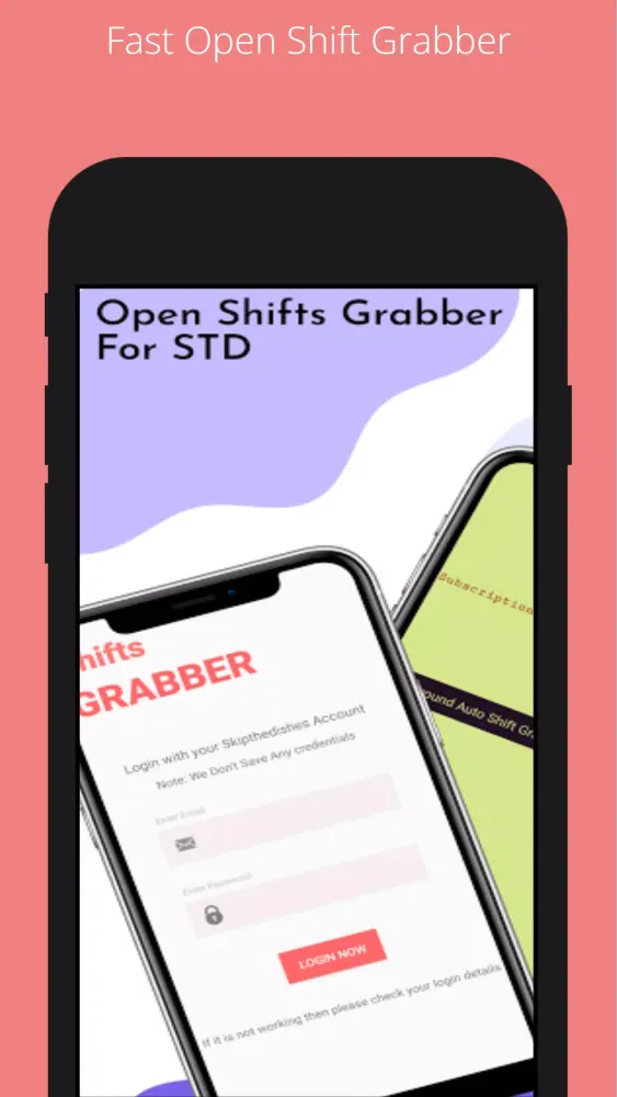Automatic Open Shifts Grabber Screenshots