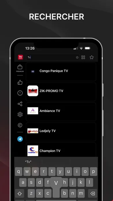 Chaînes tv live films, series स्क्रीनशॉट