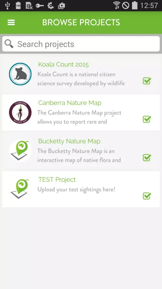 NatureMapr Screenshots
