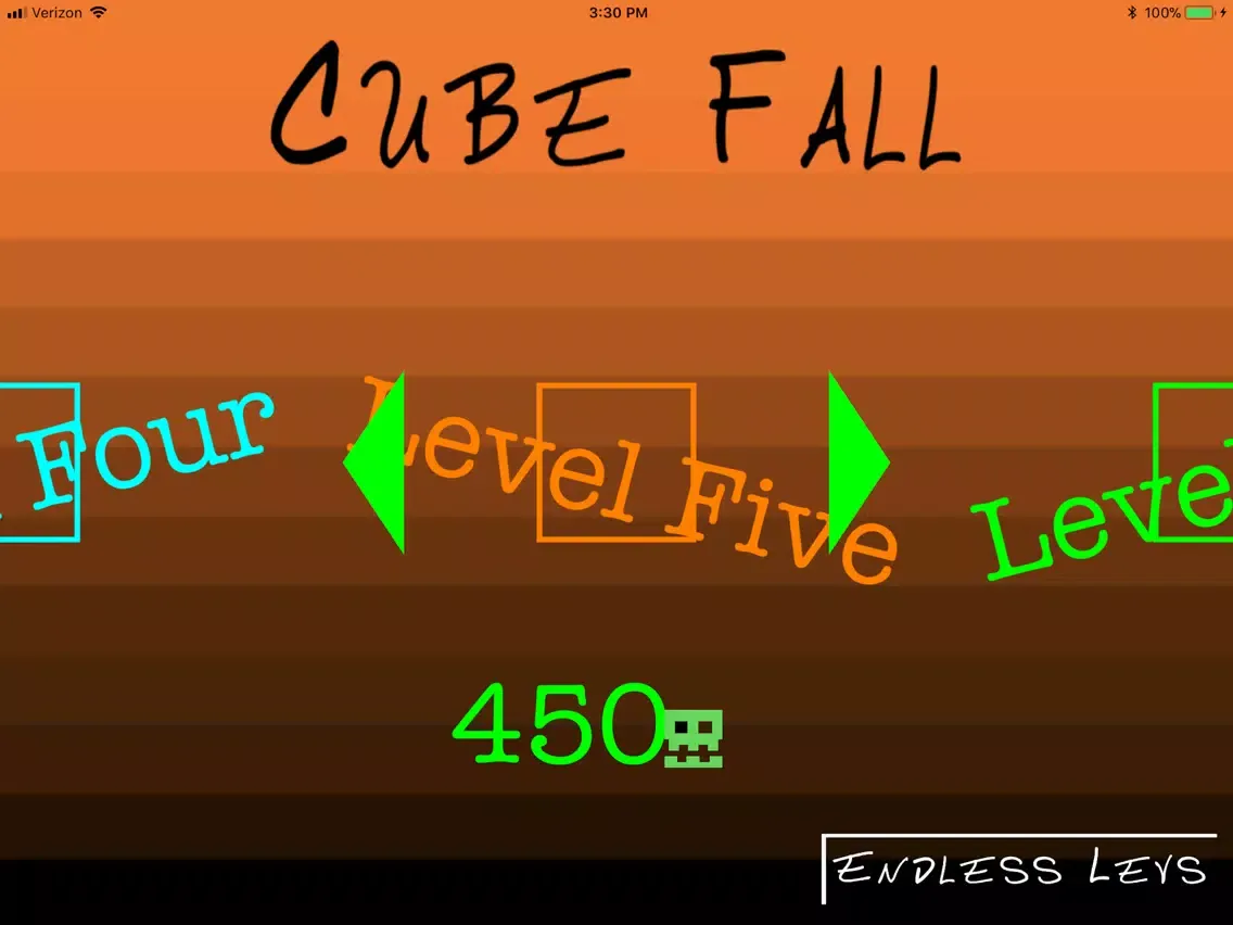 Cube-Fall iPad  स्क्रीनशॉट