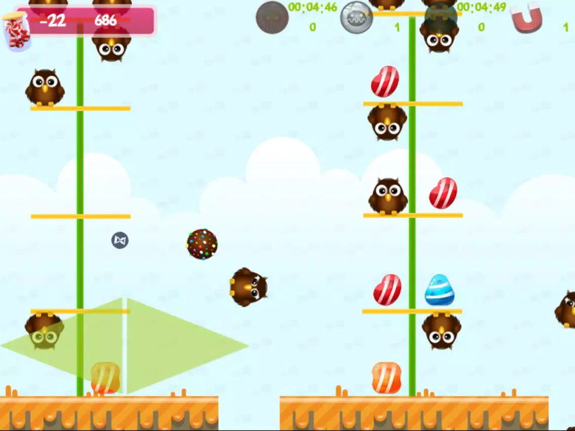 Zrzuty ekranu Candy VS Owls iPad 