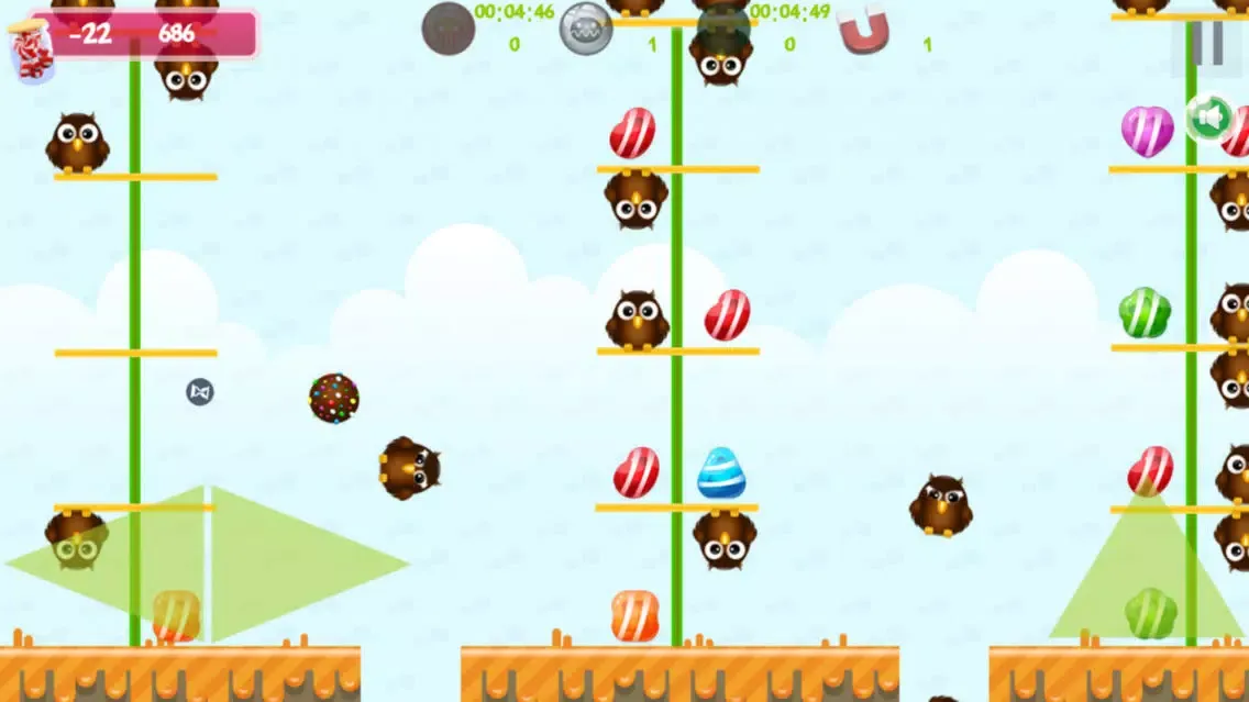 Zrzuty ekranu Candy VS Owls