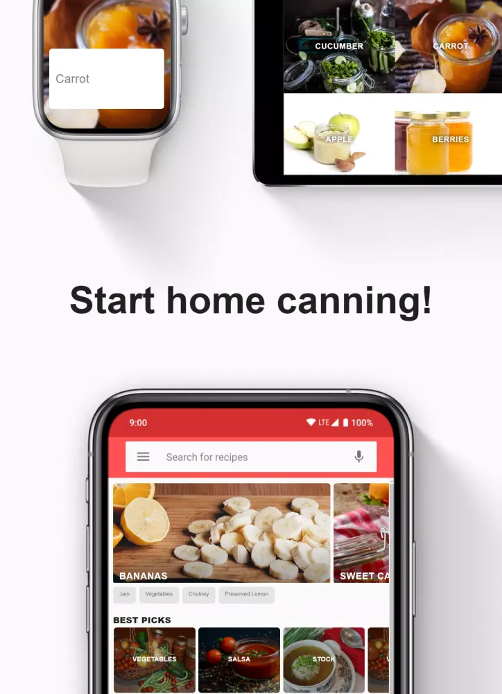 Canning and preserving apps سکرین شاٹس
