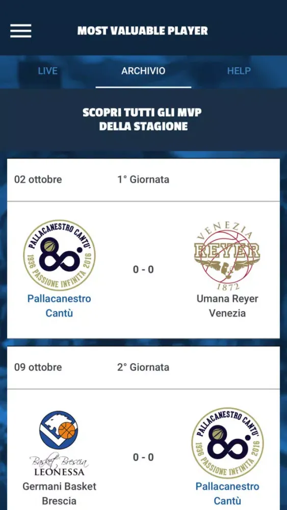 Pallacanestro Cantù應用截圖