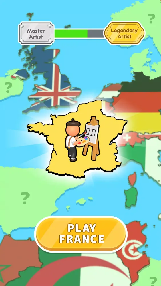 Coloring The Flag Puzzle Screenshots