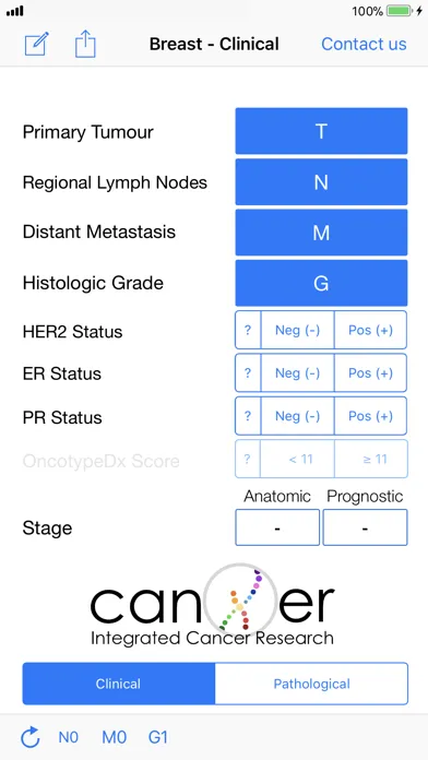 Tangkapan skrin Breast Cancer Staging TNM 8