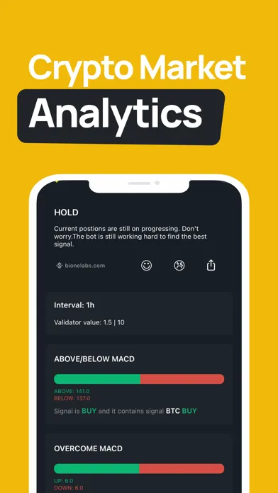 Bione: Crypto Signal & Insight سکرین شاٹس