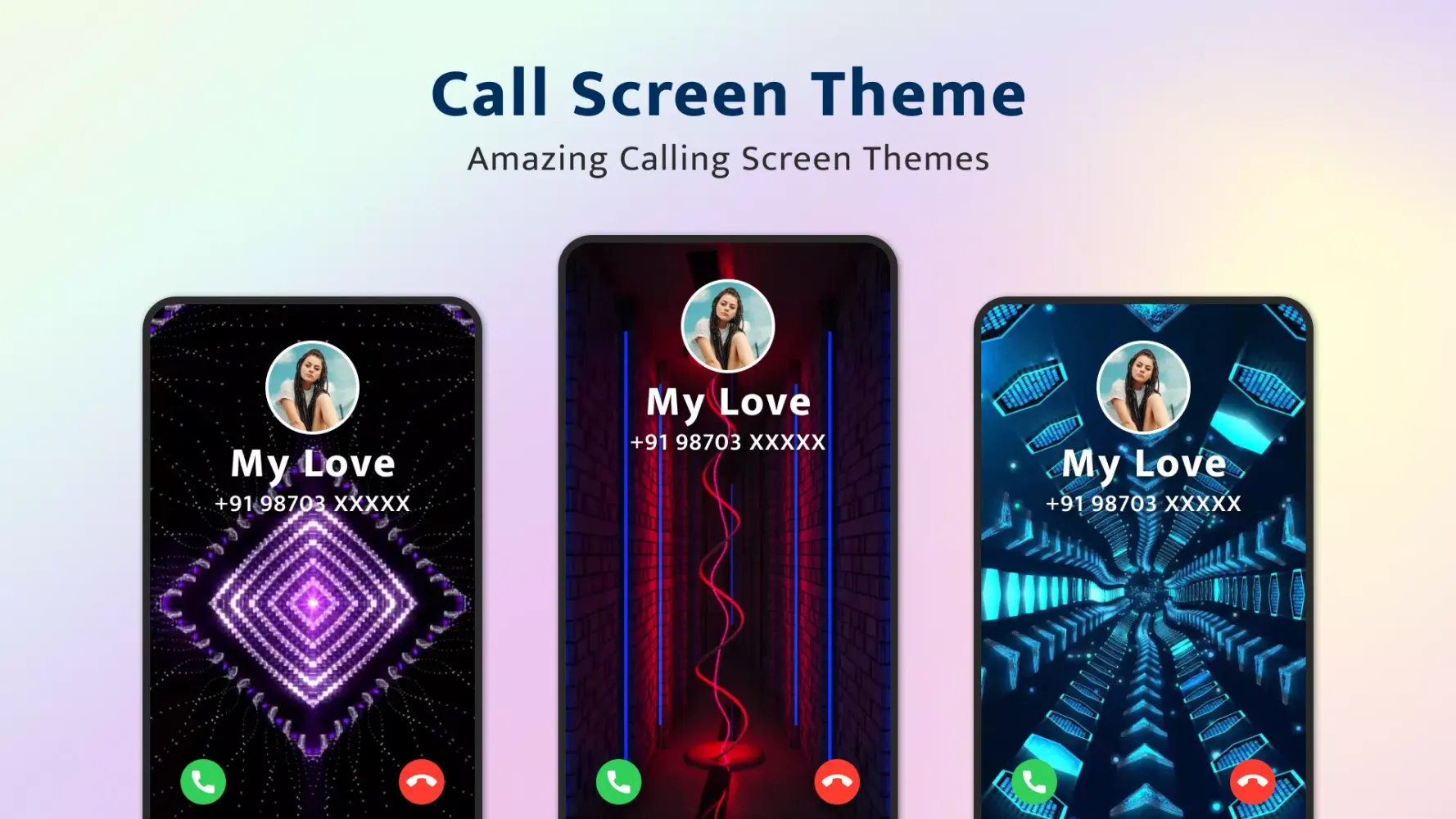 Call Screen Theme Color Call Screenshots