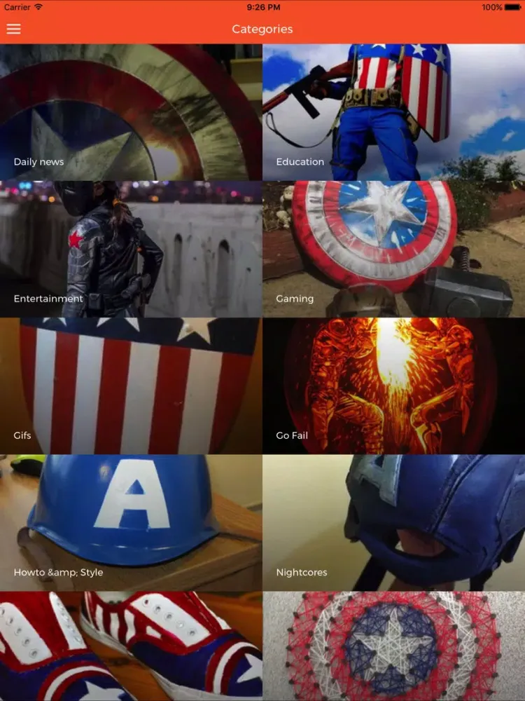ACADEMY:For Captain America COMICS iPad  স্ক্রিনশট