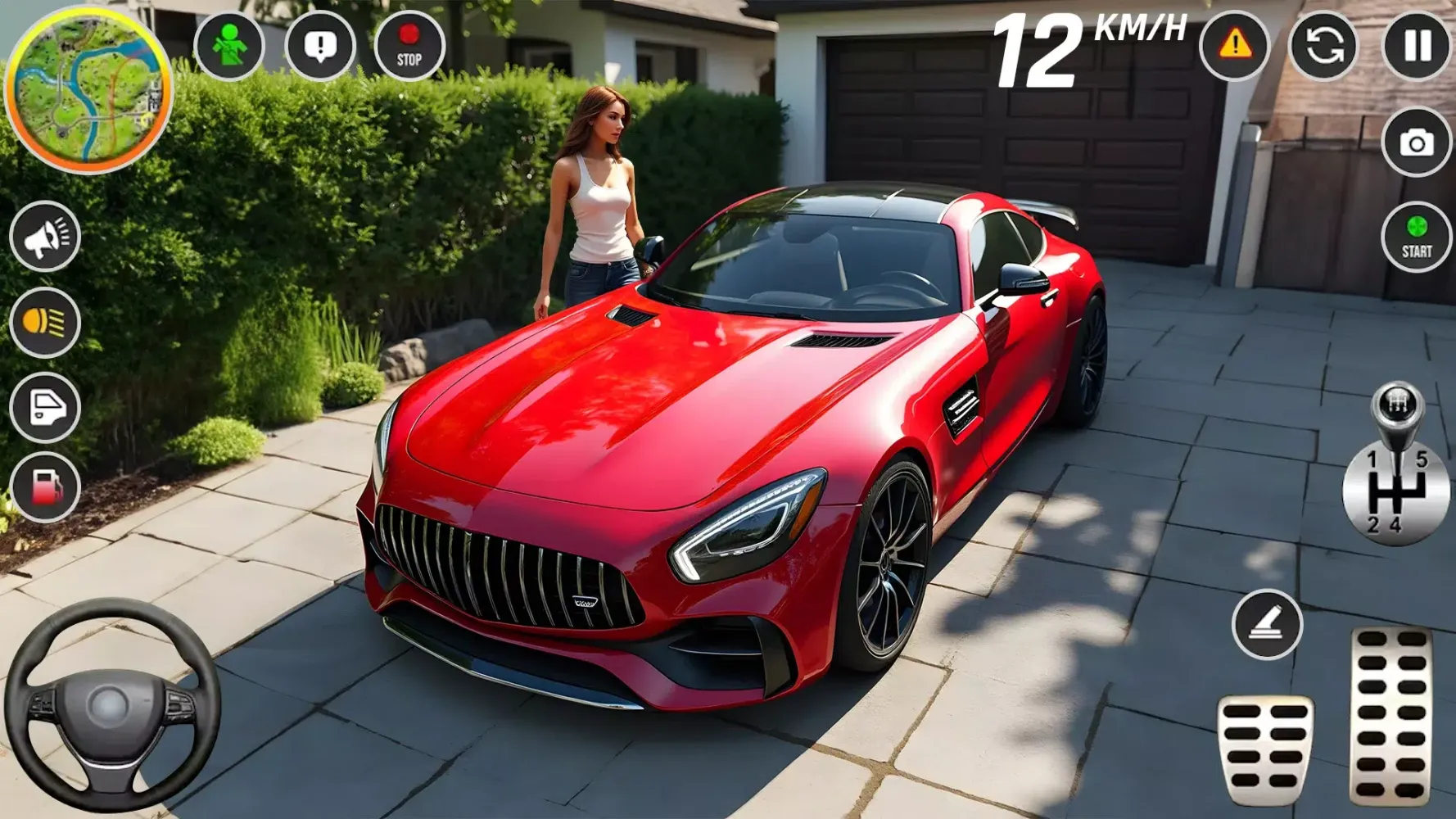 Tangkapan skrin Car Driving City 3D Simulator