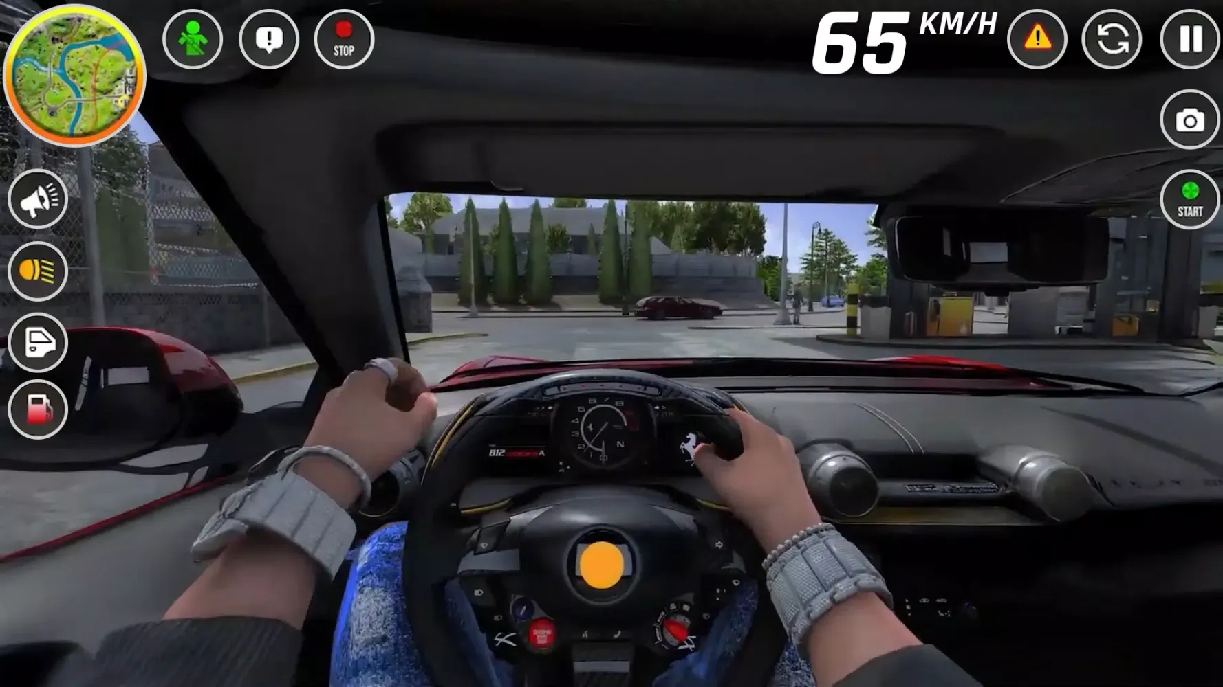Tangkapan skrin Car Driving City 3D Simulator