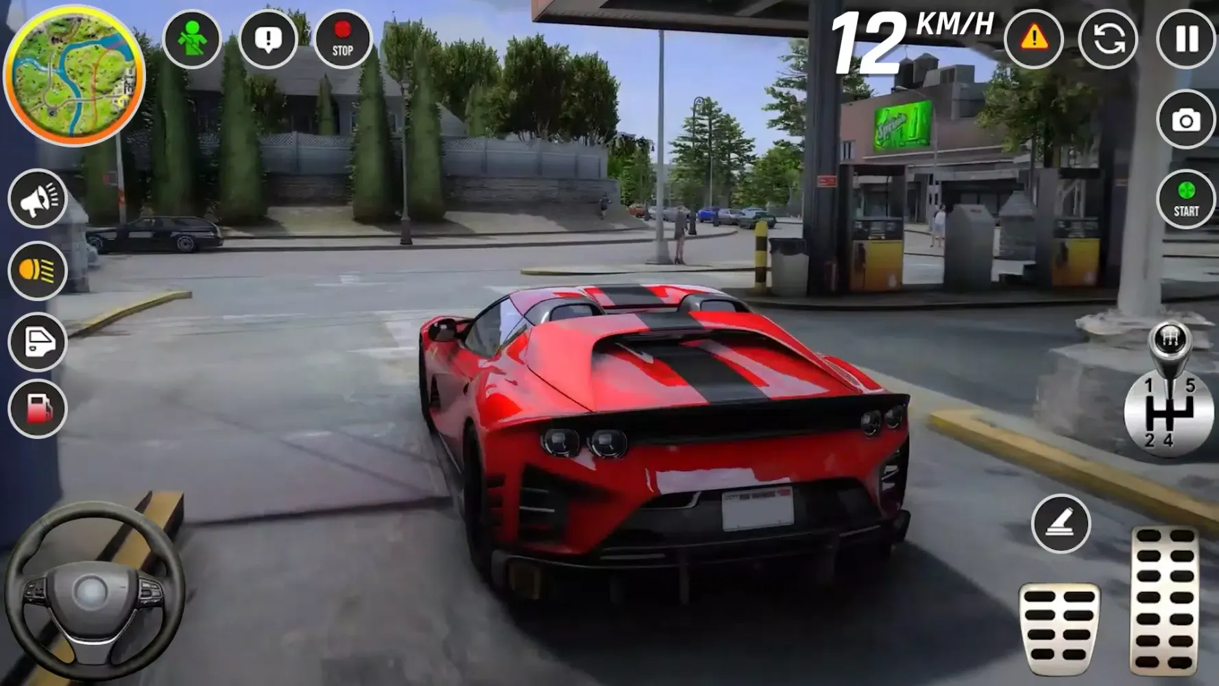 Tangkapan skrin Car Driving City 3D Simulator