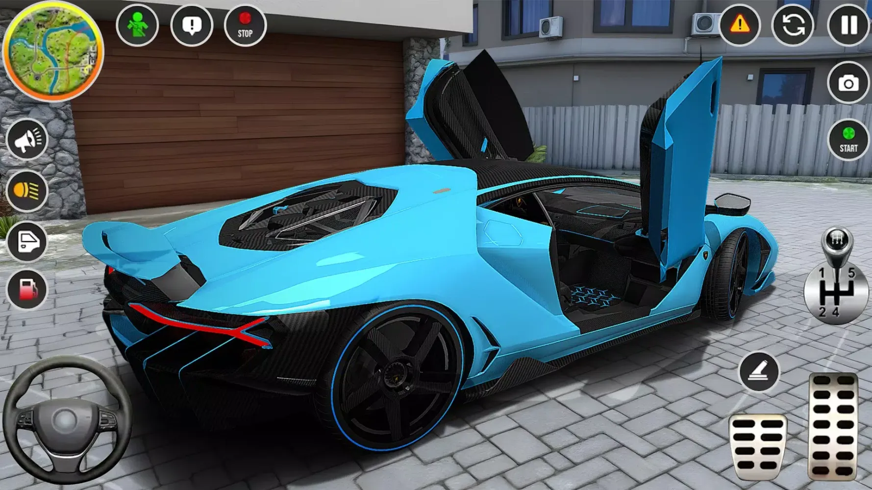 Tangkapan skrin Car Driving City 3D Simulator