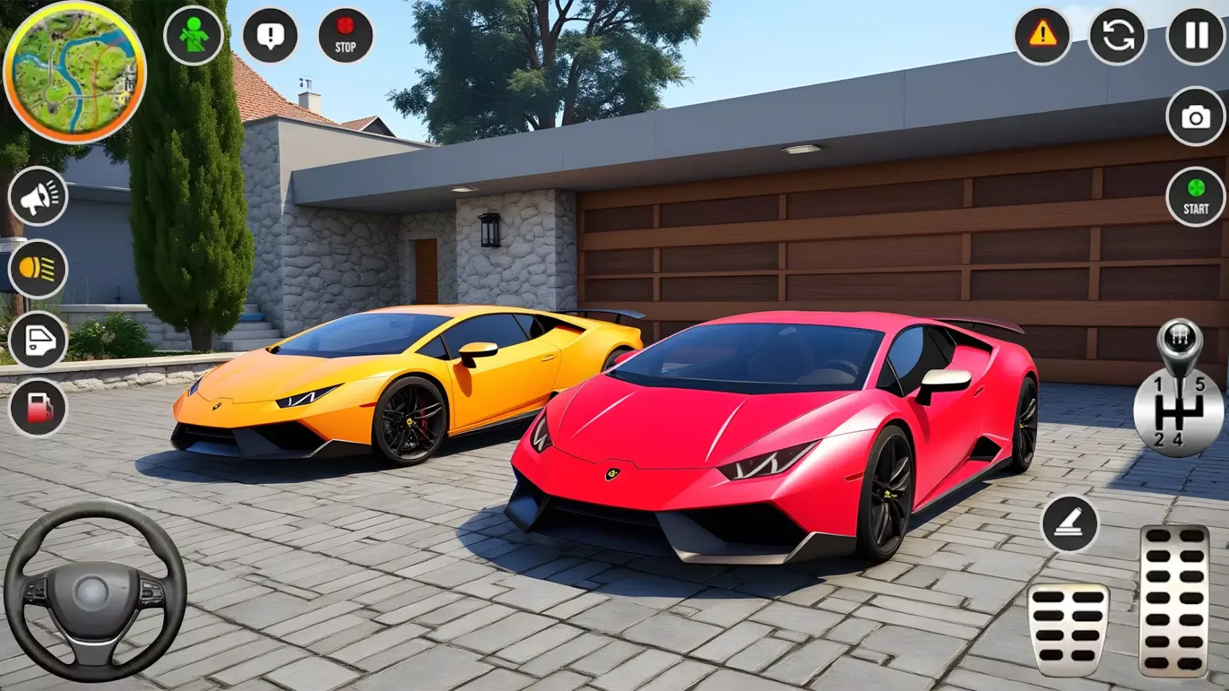 Tangkapan skrin Car Driving City 3D Simulator