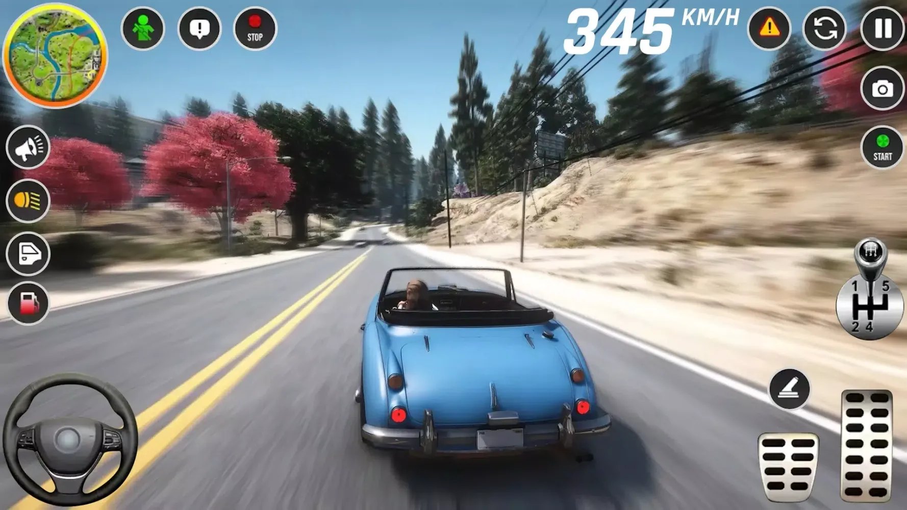 Tangkapan skrin Car Driving City 3D Simulator