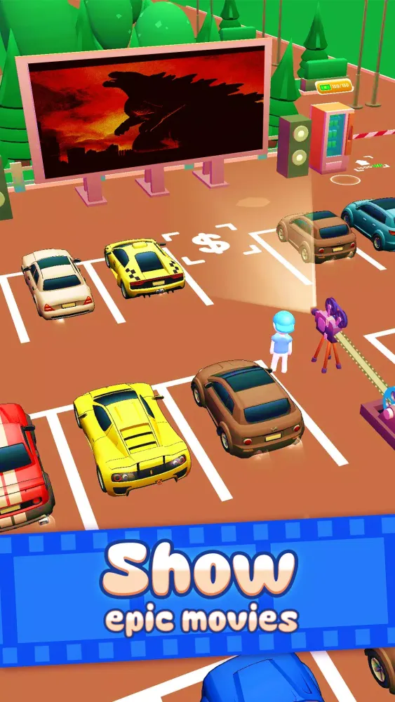 Drive-in Cinema: Idle Game Screenshots