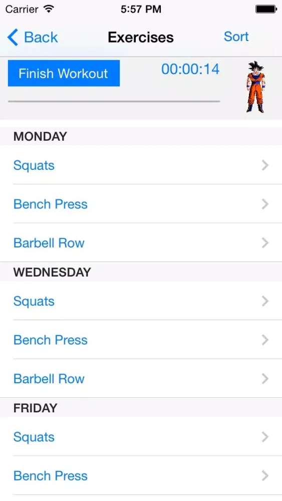 Capturas de pantalla de Carbon Fitness