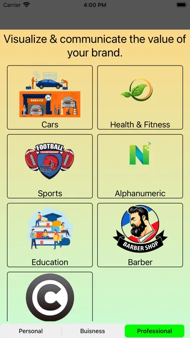 Capturas de tela do Design Logo Maker for Business