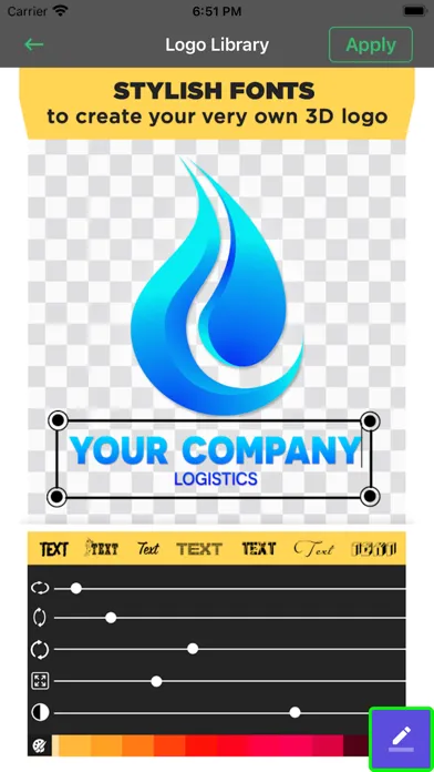 Capturas de tela do Design Logo Maker for Business
